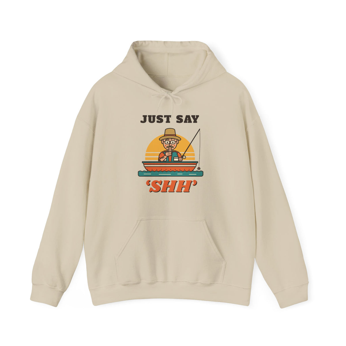 Just Say ‘Shh’ Hoodie (Skin Tone: Light)